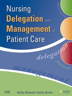 cover image of Nursing Delegation and Management of Patient Care--E-Book